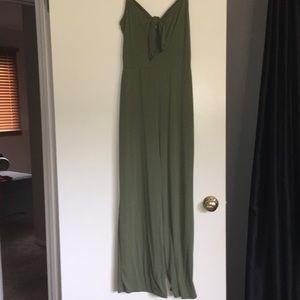 Navy green jumpsuit
